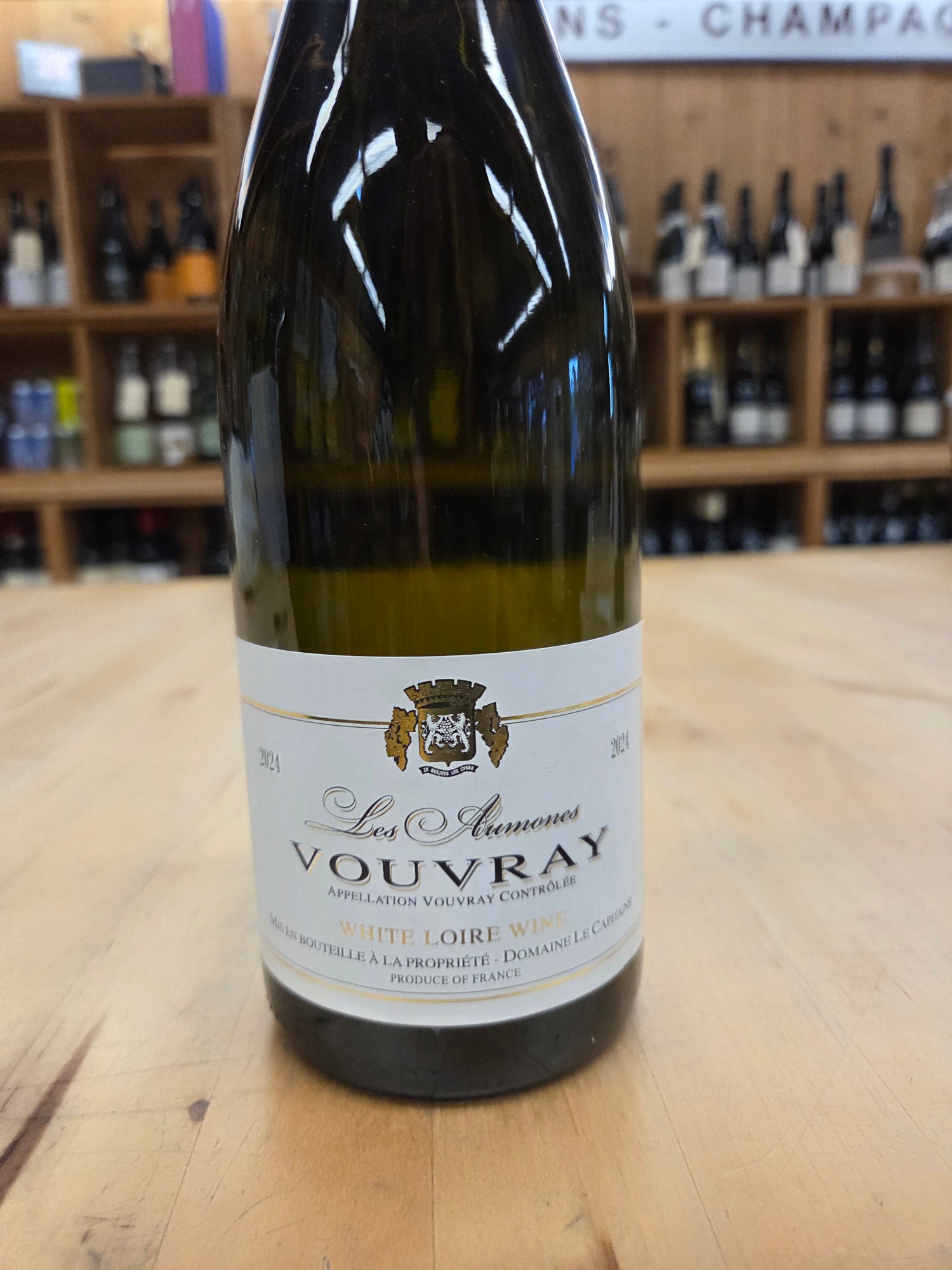 Le Capitaine, Vouvray, "Les Aumones" 2024