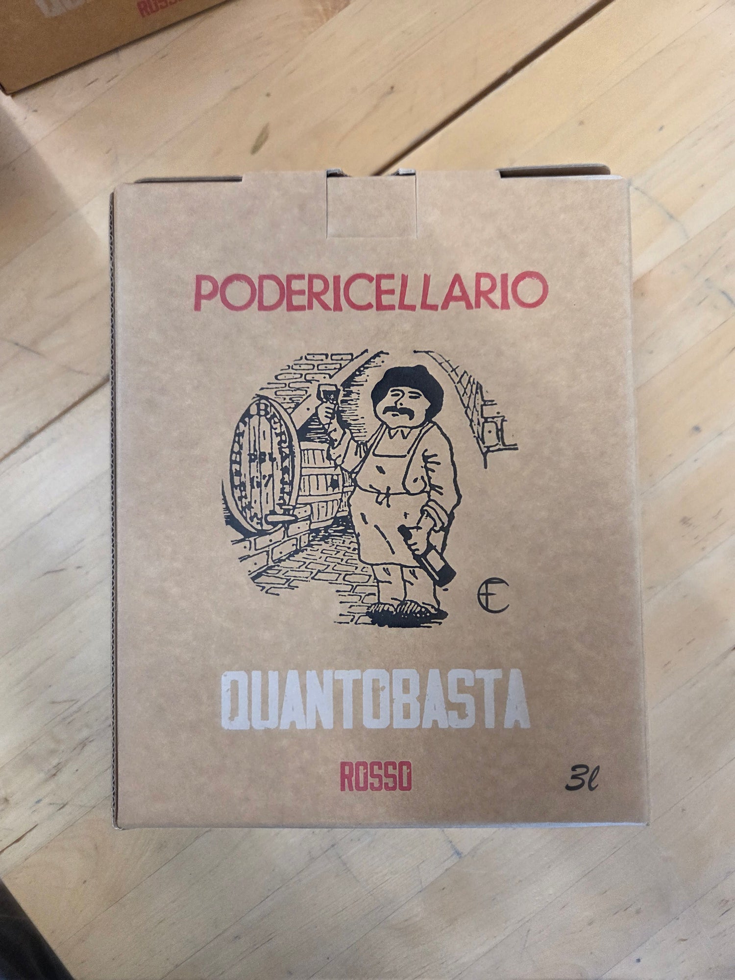 2024 Cellario Quantobasta Rosso 3L, Piedmont, Italy