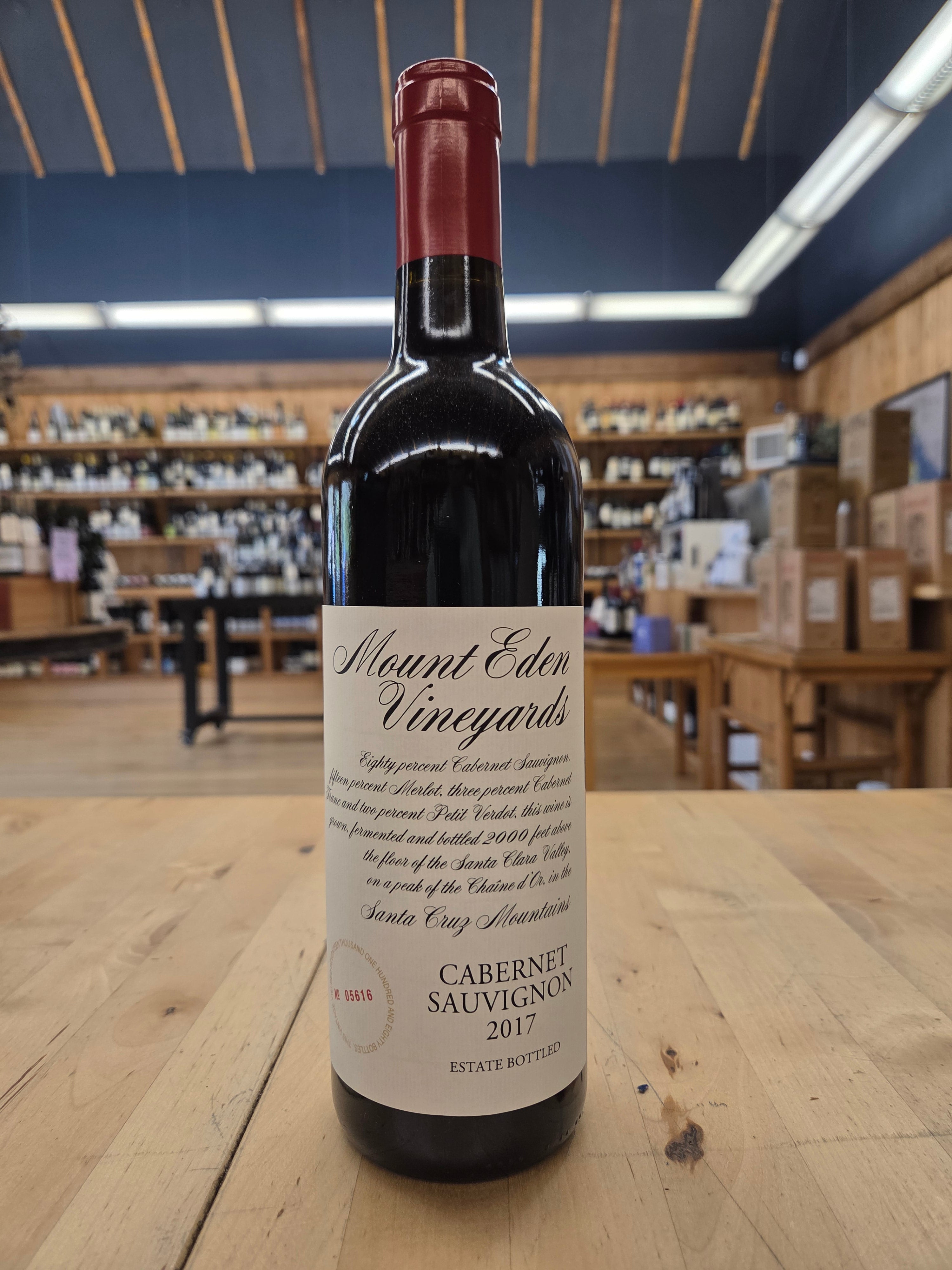 Mount Eden Vineyards, Estate Bottled Cabernet Sauvignon, Santa Cruz 2017