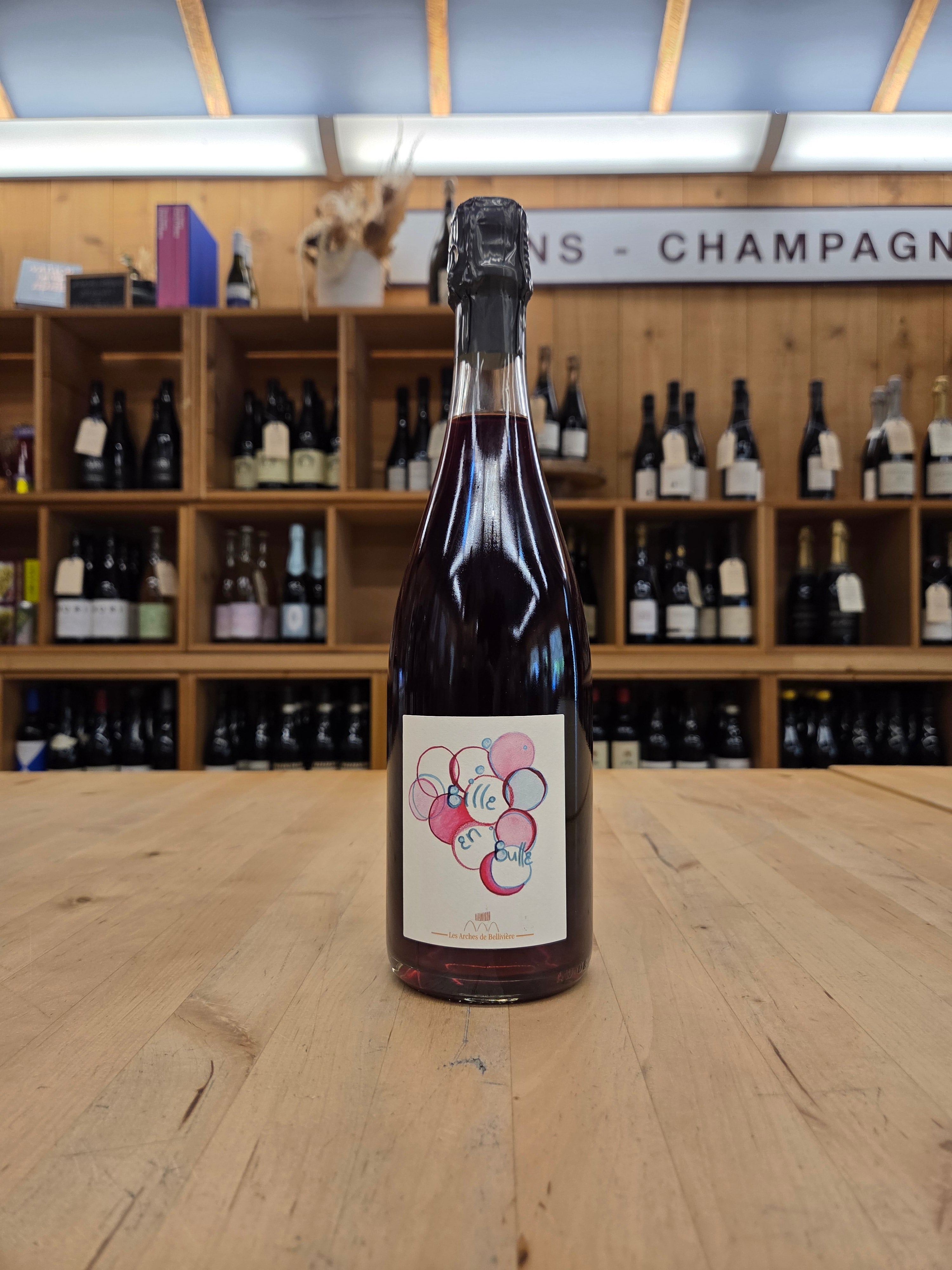 Les Arches de Bellivieres, Bille en Bulles, Pettillant Rouge, Vin de France 2022