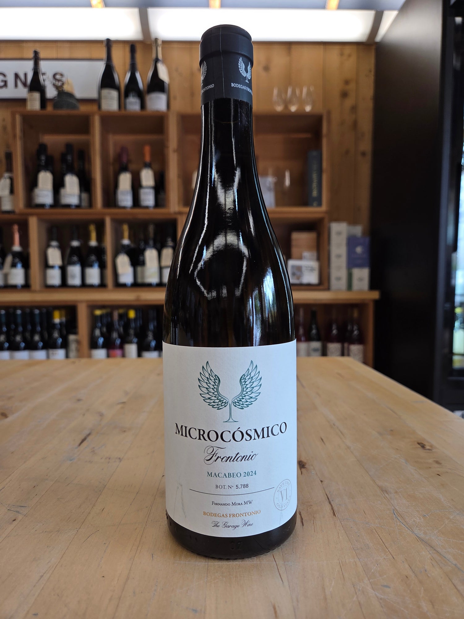 Bodegas Frontonio, Microcosmico, Macabeo, Valdejalon, Spain 2024
